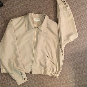 Cute khaki zip up light Jacket